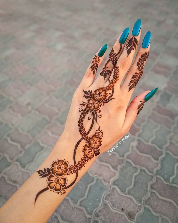 Easy-Arabic-Mehndi-Design Easy-Arabic-Mehndi-Design